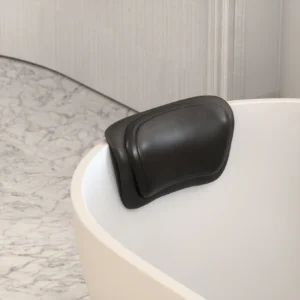 Luxury Soft Black Bath Headrest Pillow