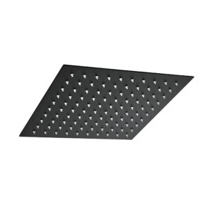 Milano Preto - Square 300mm Shower Head - Black